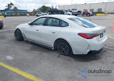 2025 BMW I4 Gran Coupe xDrive40 from USA, damaged, VIN WBY43HD04SFT98264